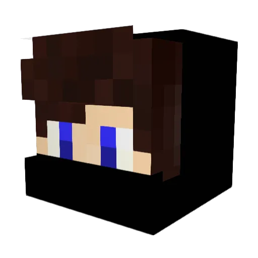 charmanter3 Minecraft avatar head, 3D render