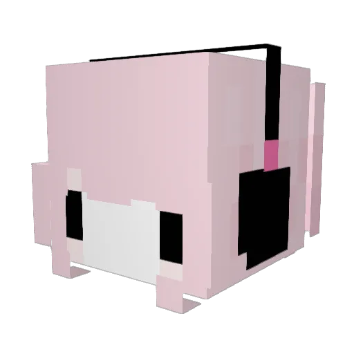 charmender67 Minecraft avatar head, 3D render