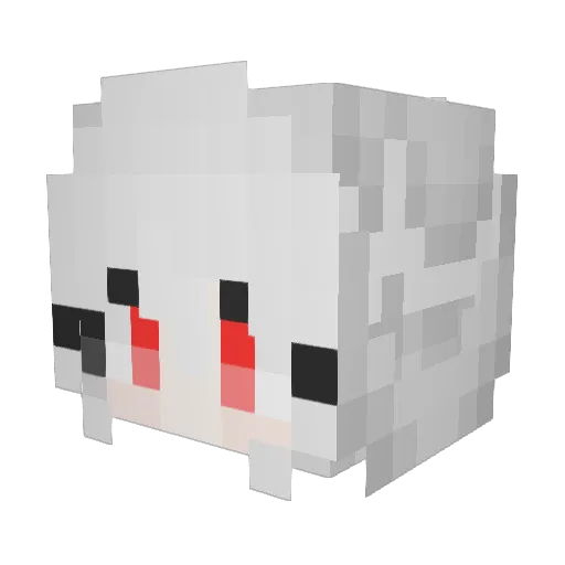 charming666 Minecraft avatar head, 3D render