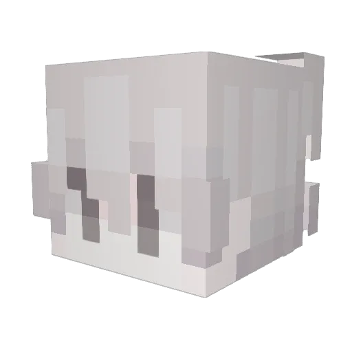 charnels Minecraft avatar head, 3D render