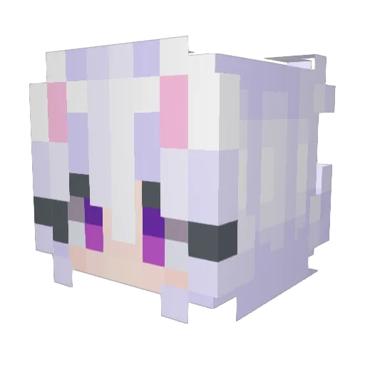 charocolo Minecraft avatar head, 3D render