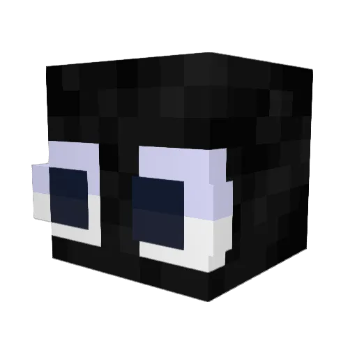 charrcola Minecraft avatar head, 3D render