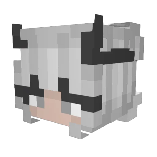 charsiuuuu Minecraft avatar head, 3D render