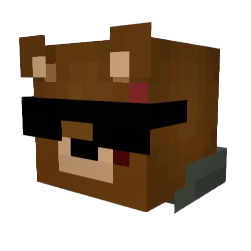 charzd0k Minecraft avatar head, 3D render