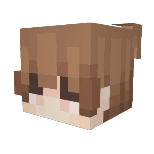 chasChass_ Minecraft avatar head, 3D render