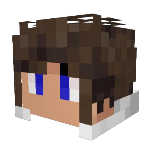 chasedown13 Minecraft avatar head, 3D render