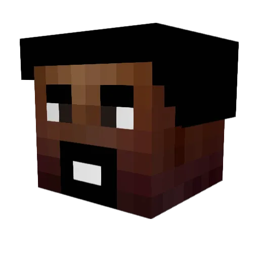 chaseert23 Minecraft avatar head, 3D render