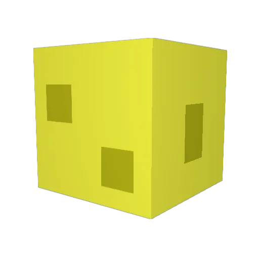 chasesells Minecraft avatar head, 3D render