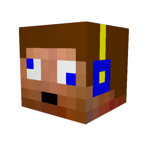 chasesidney63 Minecraft avatar head, 3D render