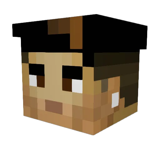 chasman2 Minecraft avatar head, 3D render