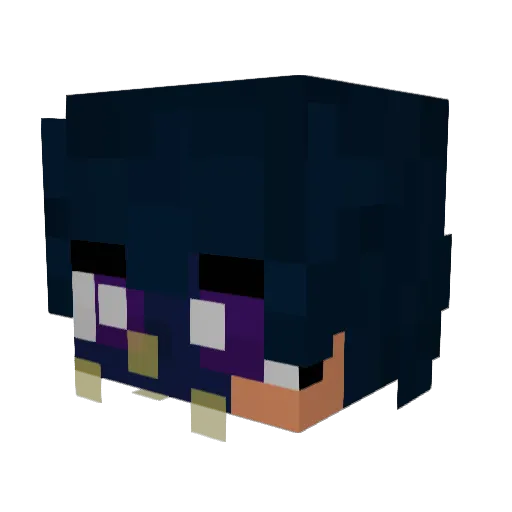 chasmi22 Minecraft avatar head, 3D render