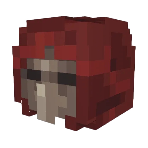 chastavro Minecraft avatar head, 3D render