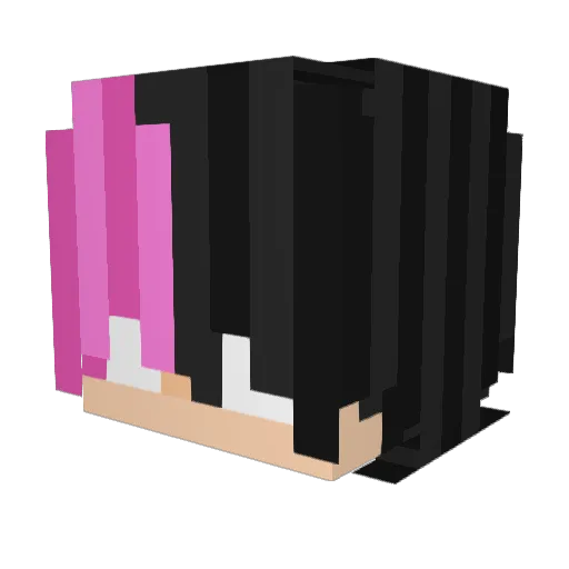 chato72 Minecraft avatar head, 3D render