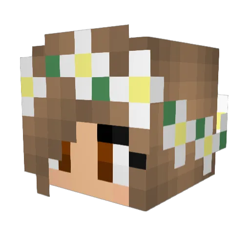 chatterbox888 Minecraft avatar head, 3D render