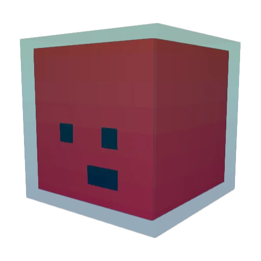 chau___ Minecraft avatar head, 3D render