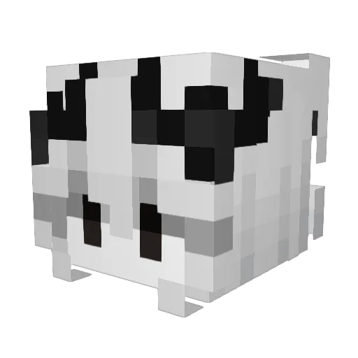 chauiez Minecraft avatar head, 3D render