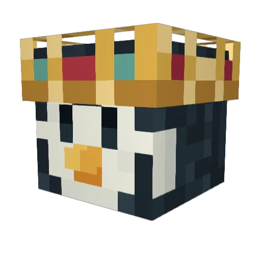 chauvesi Minecraft avatar head, 3D render