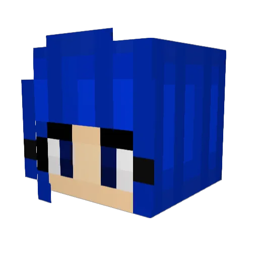 chawr_li Minecraft avatar head, 3D render