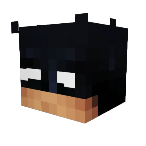 chawush28 Minecraft avatar head, 3D render