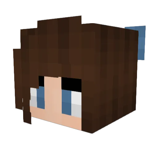 chayknee Minecraft avatar head, 3D render