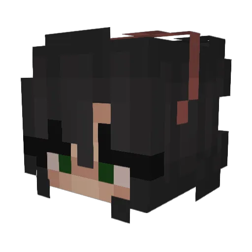 chaysemadison Minecraft avatar head, 3D render