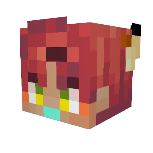 chayyy0 Minecraft avatar head, 3D render