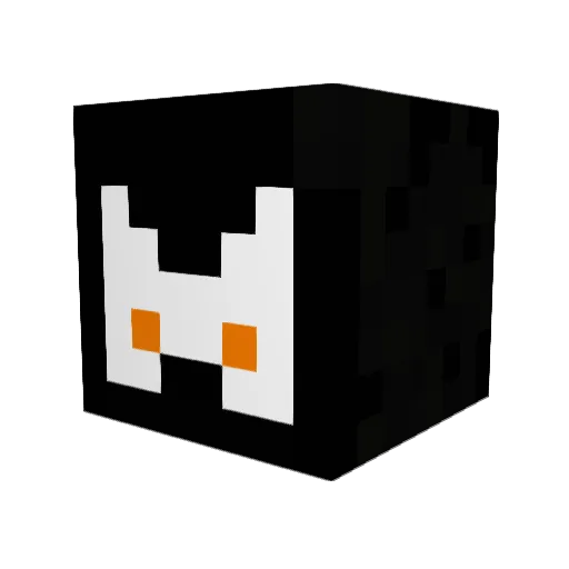 chaz001 Minecraft avatar head, 3D render