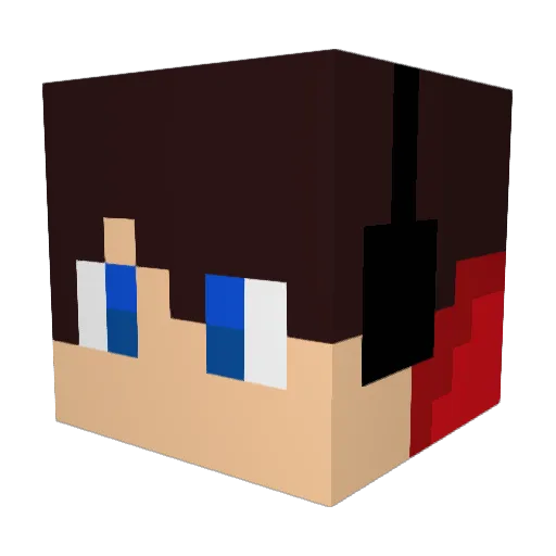 chazaa4 Minecraft avatar head, 3D render