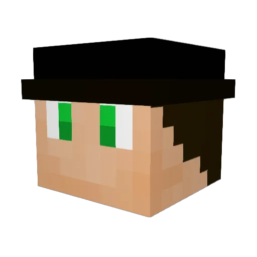 chazmopolis Minecraft avatar head, 3D render