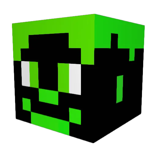 chaznalex Minecraft avatar head, 3D render