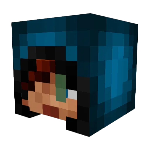 chazz1912 Minecraft avatar head, 3D render