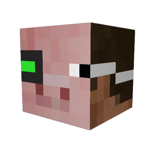 chazza221 Minecraft avatar head, 3D render