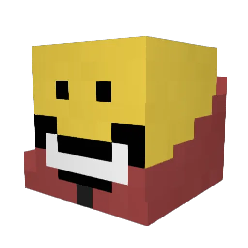 chazzertron Minecraft avatar head, 3D render