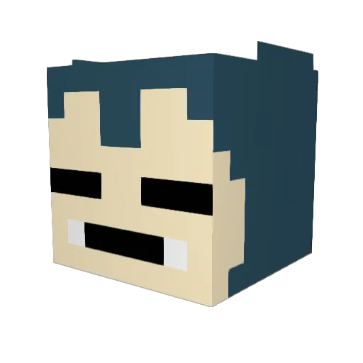 chchc1972 Minecraft avatar head, 3D render