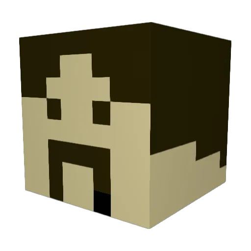 chcoastergd Minecraft avatar head, 3D render