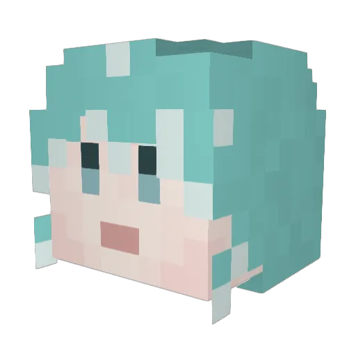 chcollis Minecraft avatar head, 3D render