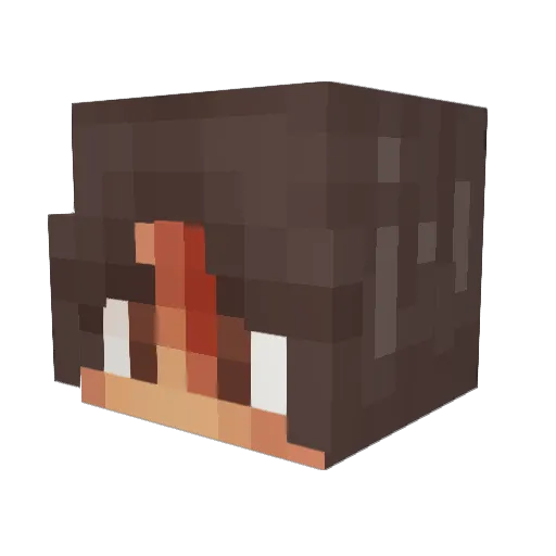 chcrvi Minecraft avatar head, 3D render