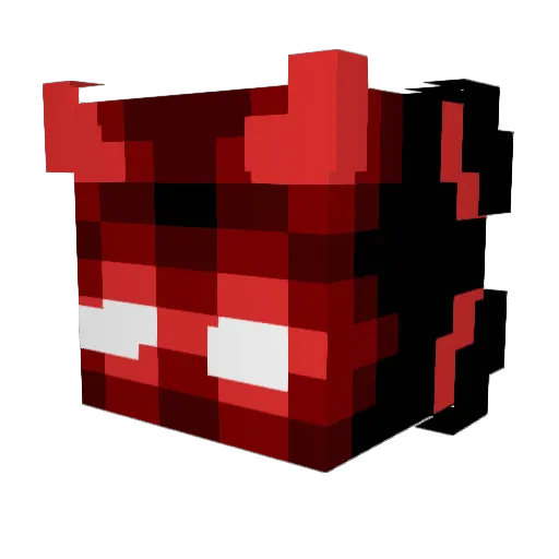 che100i0 Minecraft avatar head, 3D render