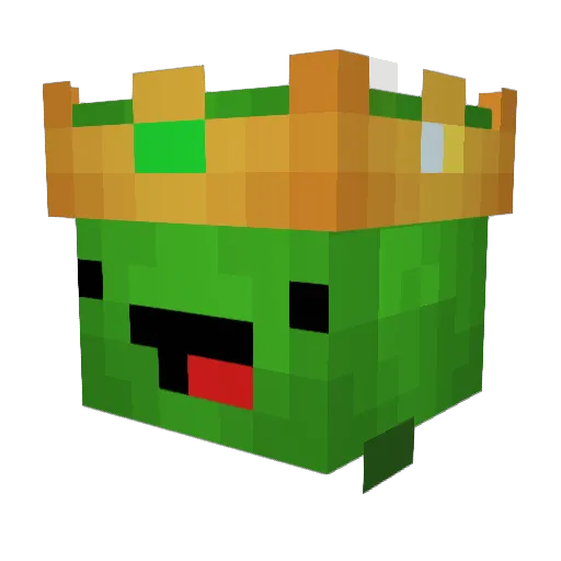 che31128 Minecraft avatar head, 3D render