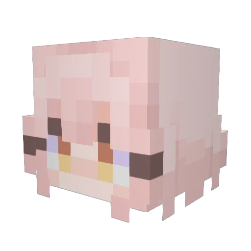 cheaperchill Minecraft avatar head, 3D render