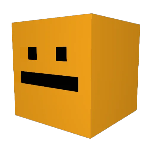 cheaporange Minecraft avatar head, 3D render