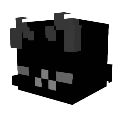 chearyeong Minecraft avatar head, 3D render