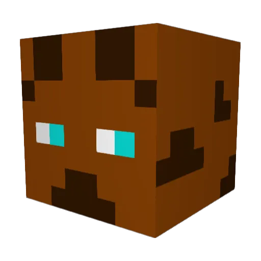 cheatbreak Minecraft avatar head, 3D render