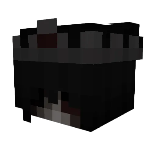 cheatergods Minecraft avatar head, 3D render