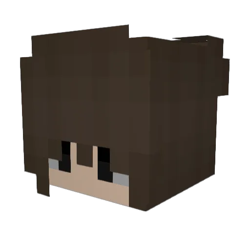 cheatfy Minecraft avatar head, 3D render