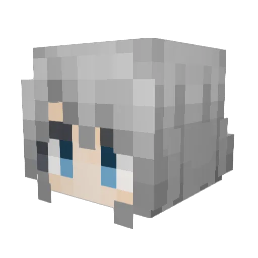 checkmate_777 Minecraft avatar head, 3D render