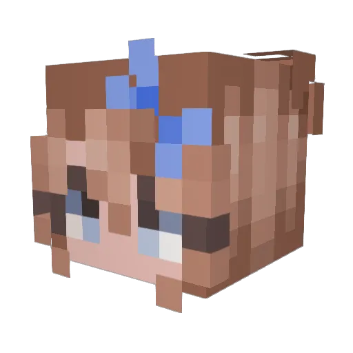 chedbobs Minecraft avatar head, 3D render
