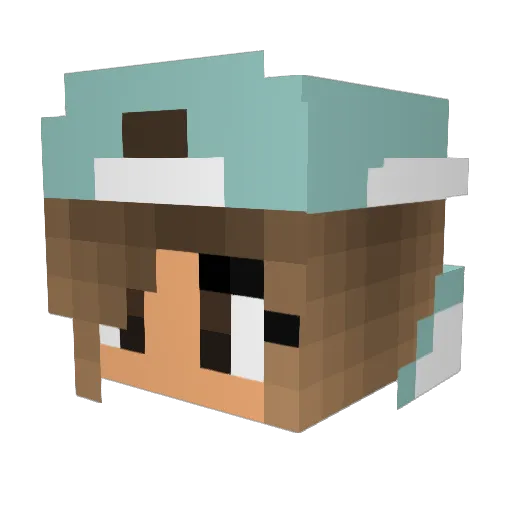 cheddarchee Minecraft avatar head, 3D render