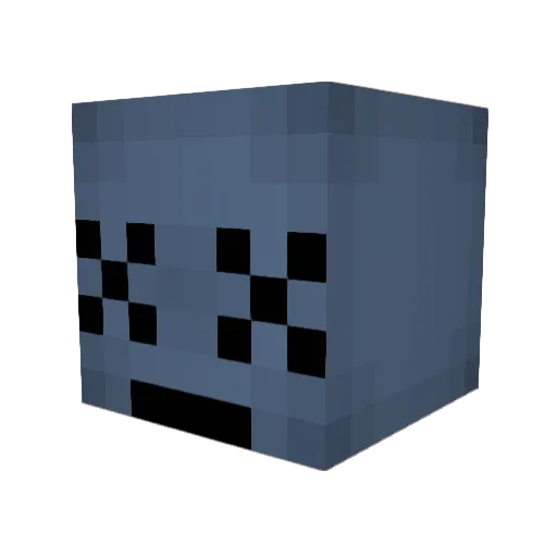 chedlol Minecraft avatar head, 3D render