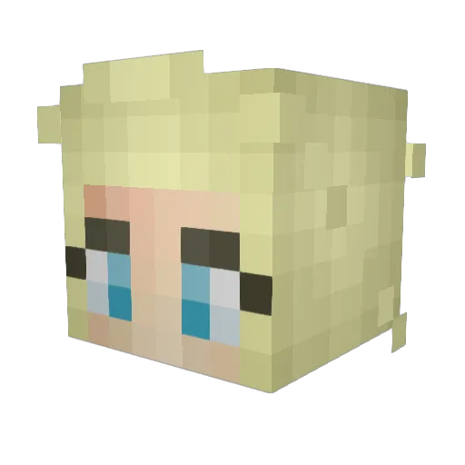 chee3210 Minecraft avatar head, 3D render